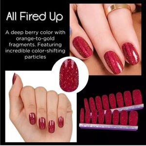 Color Street “All Fired Up” Nail Polish Strips